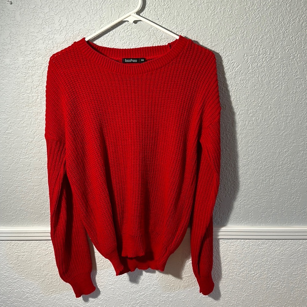 Boohoo slouchy style knit sweater